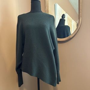 Express/green/off the shoulder/sweaters